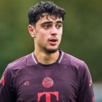 Bayern’s Pavlovic leaves the field after ankle injury
