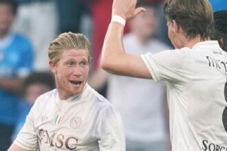 De Bruyne shines with brilliant goal on Napoli debut