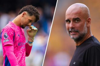 Guardiola shows support for Trafford despite error