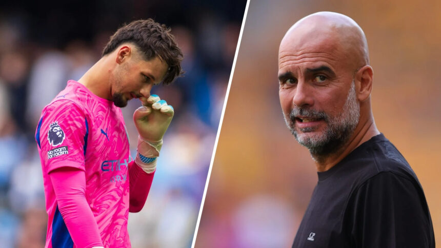Guardiola shows support for Trafford despite error