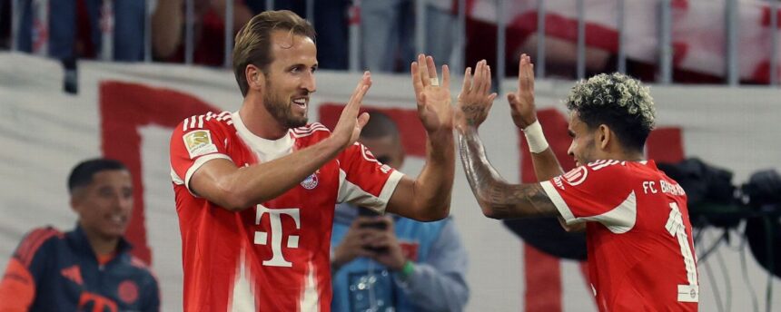 Kane thanks Dias after stunning 14 minute hattrick