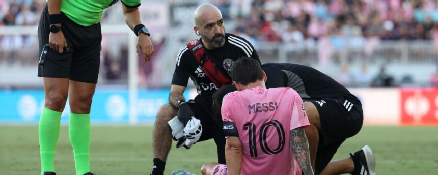 Messi leaves Inter Miami victory due to hamstring injury