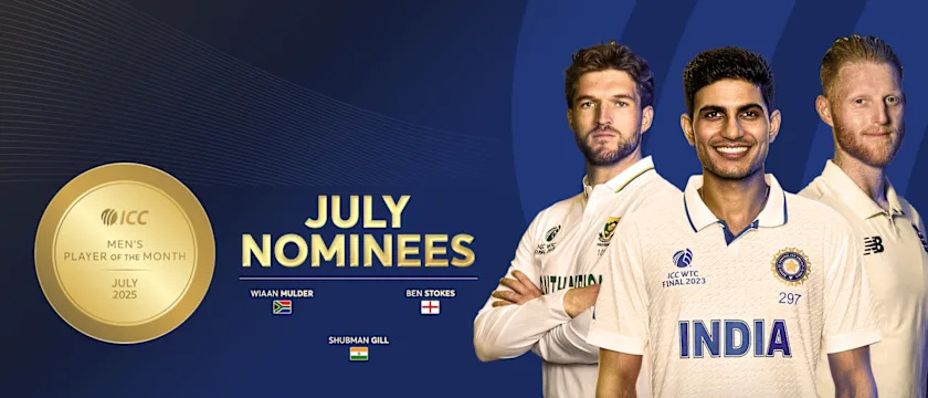 Three captains in the race for July's best