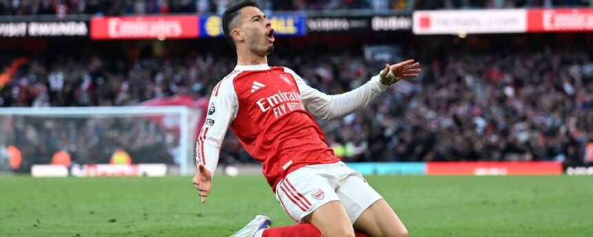 Arsenal fight back to draw Man City with Martinelli goal