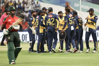 Bangladesh struggle badly against Sri Lanka