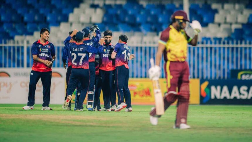 Historic victory for Nepal against West Indies