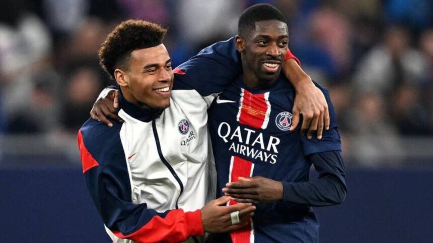 Injury blow for PSG as Dembélé and Doué out