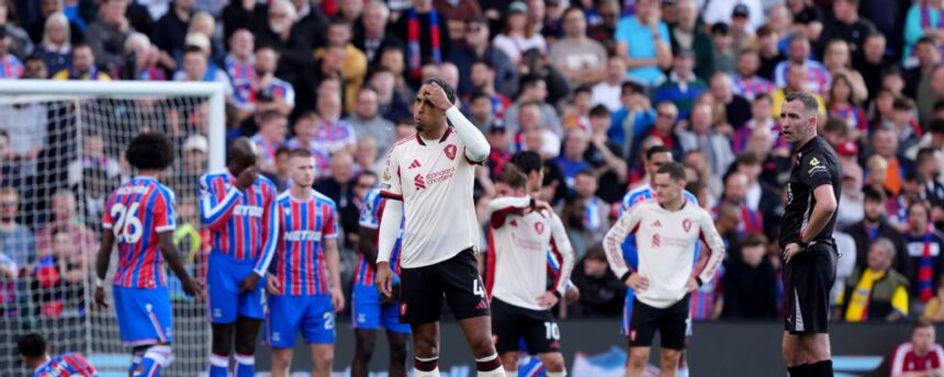 Liverpool fall to Crystal Palace in final moments