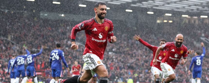 Man United beat Chelsea in fiery two red card clash