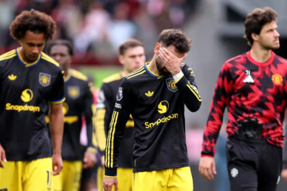 Man United suffer defeat to Brentford after missed penalty