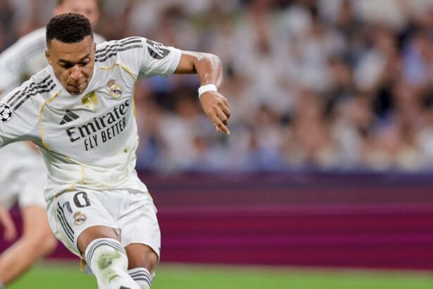 Mbappé’s brace fires 10 man Real Madrid to victory