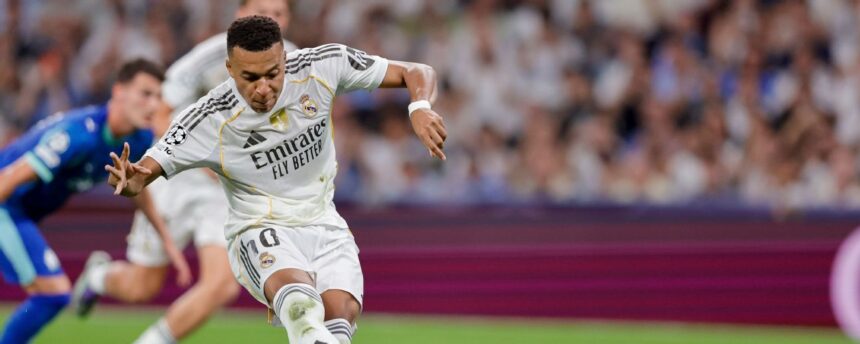 Mbappé’s brace fires 10 man Real Madrid to victory