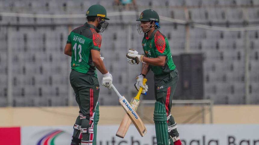 Bangladesh open with Soumya Saif after long wait