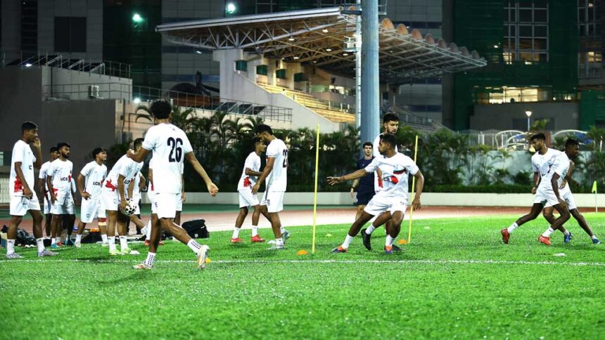 Bangladesh train on poor pitch in Hong Kong