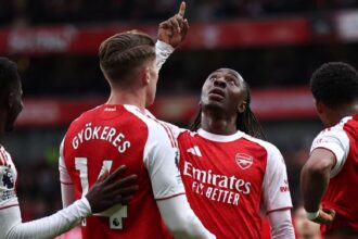 Eze’s first goal secures Arsenal victory