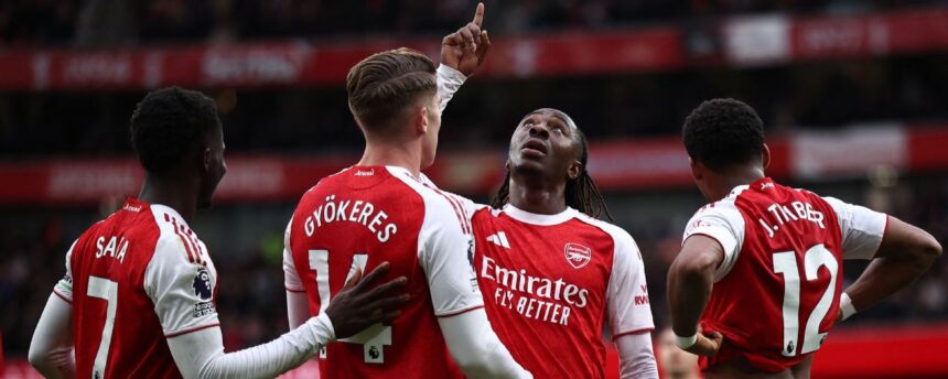 Eze’s first goal secures Arsenal victory