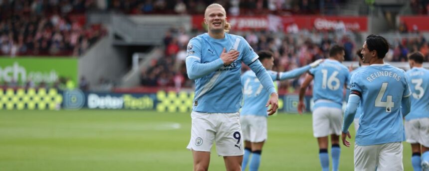 Haaland’s goal leads Manchester City back to victory