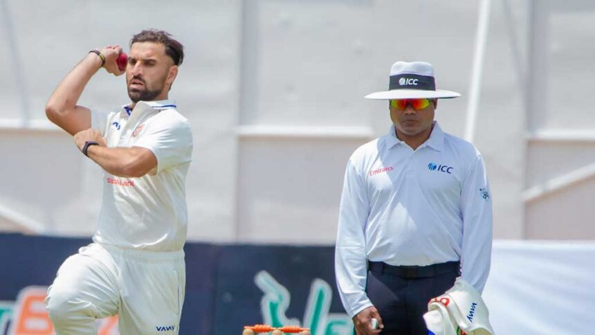 Ismat Alam penalized for throwing ball at batter