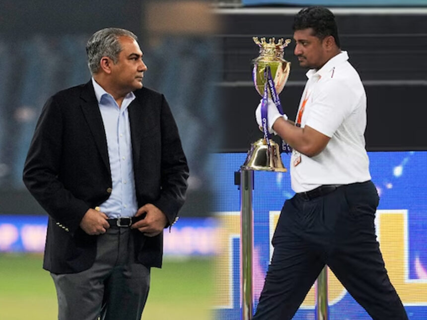 Naqvi receives gold medal, India left trophyless