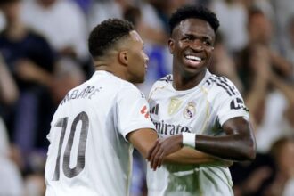 Vinícius and Mbappé lead Real Madrid to strong win