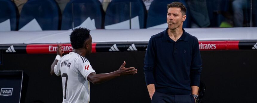 Xabi Alonso to address Vinicius after substitution fury