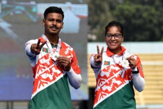 Bangladesh fall to India, claim silver medal