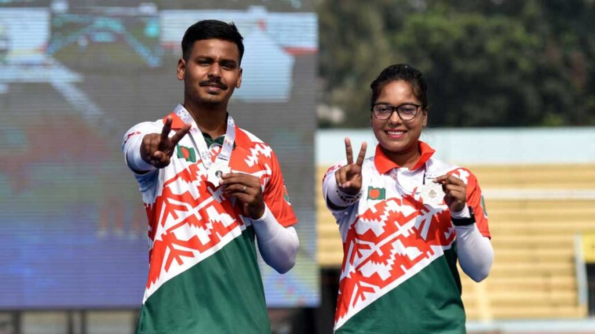 Bangladesh fall to India, claim silver medal