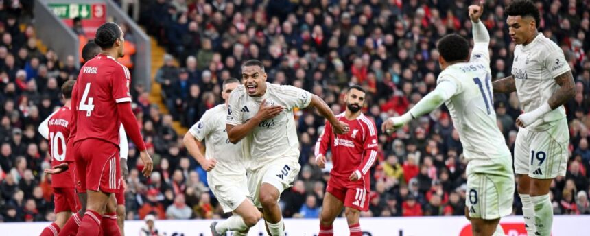 Liverpool struggle in heavy defeat to Nottingham Forest