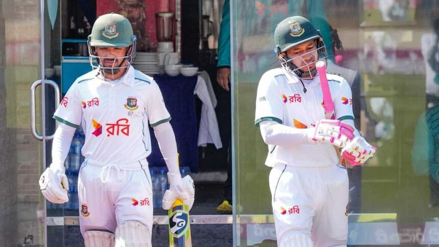 Mominul says he did not panic with Mushfiq batting