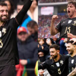 Portugal hit nine with hat-tricks from Neves and Fernandes