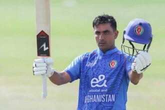 Faisal stands with Hridoy and Gil after another century