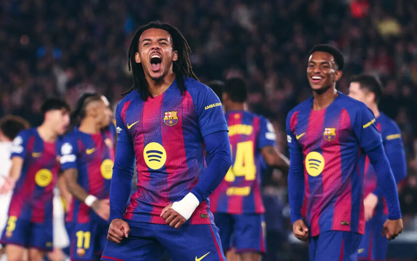 Koundé says Messi style goal came with a touch of luck