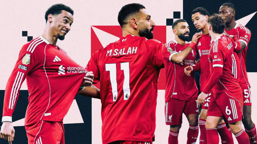 Salah assists as Ekitike scores twice
