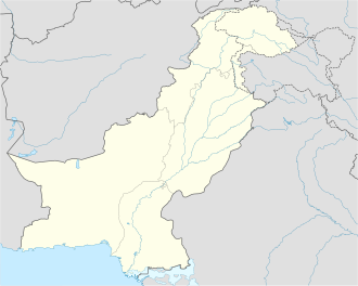 A map of Pakistan with pin-points on 2025 Champions Trophy venues