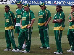 South Africa in the field during the tournament at the County Ground, Taunton.