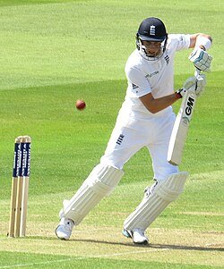 Joe Root (pictured in 2014) was the first centurion of the tournament with a 107 against Pakistan.