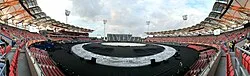 Carrara Stadium prior to the opening ceremony of the 2018 Commonwealth Games.