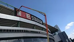 Docklands Stadium being renamed from Etihad Stadium to Marvel Stadium