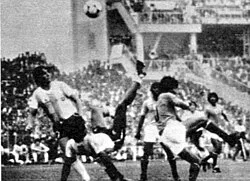 India versus Uruguay match at Eden Gardens in Nehru Cup on 14 January 1984