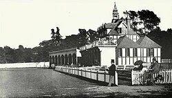 The Pavilion and East Stand in 1895