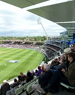 The Eric Hollies and South Stands and the Press Box