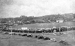 View of the stadium from the old Dutch Fort, 2013