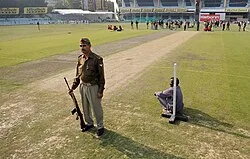 The pitch of Green Park Stadium
