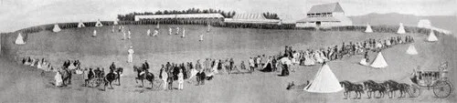 1st match, Canterbury v England, Hagley Park (February 1864)