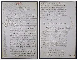 Application for the cricket pitch at Hagley Park, Christchurch, 1855