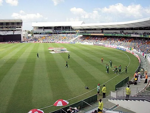 The stadium during the 2007 Cricket World Cup