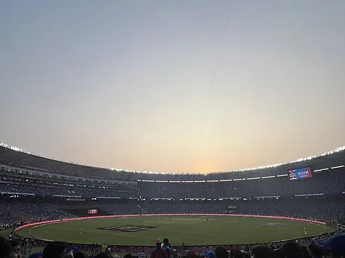 The Stadium during the 2023 Cricket World Cup final between India and Australia