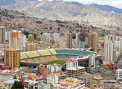 Estadio Hernando Siles in La Paz, Bolivia