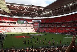 Wembley Stadium in London, England
