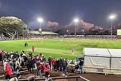 North Sydney Oval as seen during the AFL Women's match between Sydney and St Kilda on 27 August 2022.